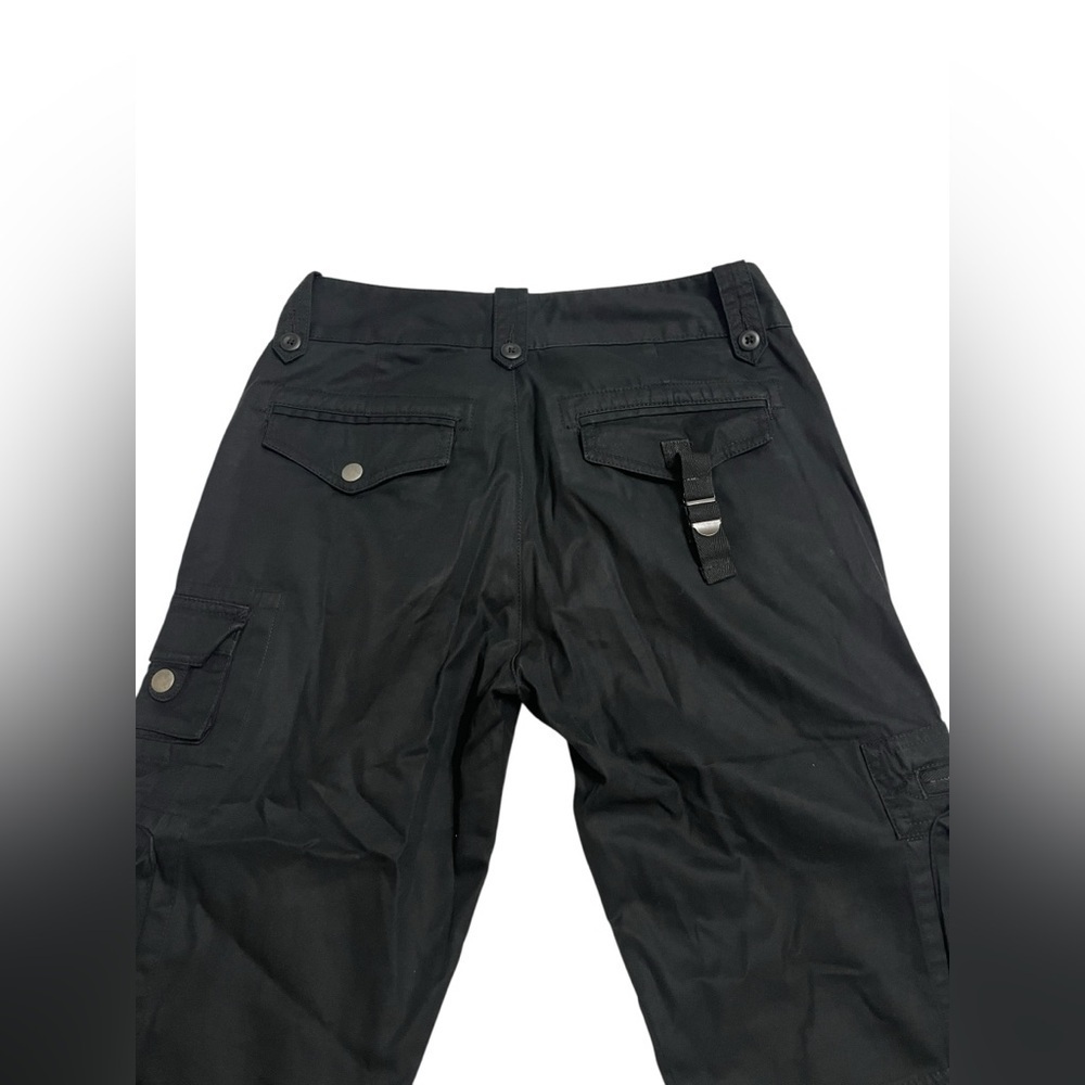 Vintage Ralph Lauren Black Low Rise Cargo Pants Sz 4 - Picture 5 of 10
